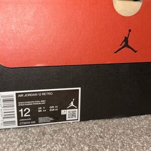 Air Jordan 12 Retro ‘Stealth’ – Size 12
